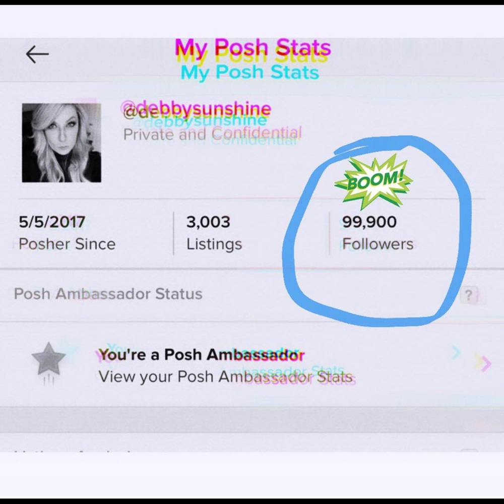 Almost 100,000 followers help me get there